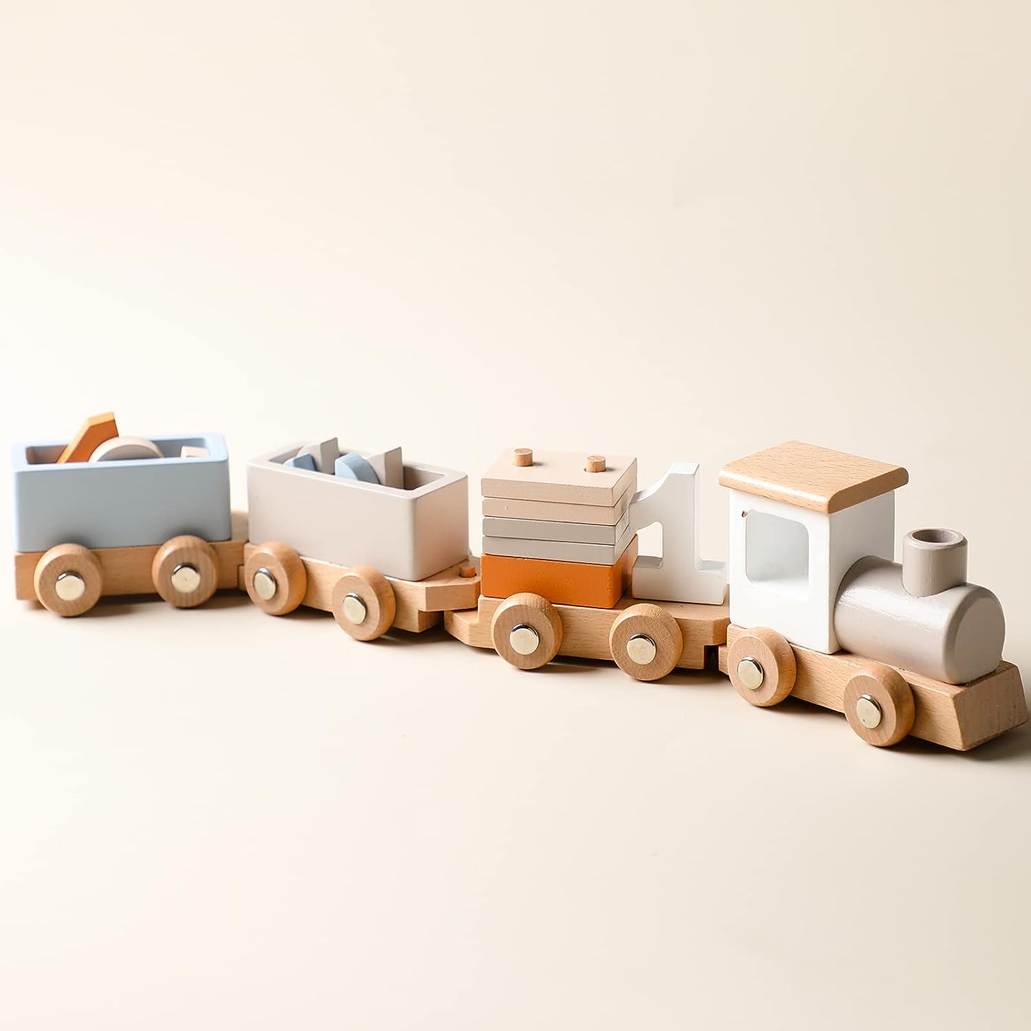 Ensemble de train en bois