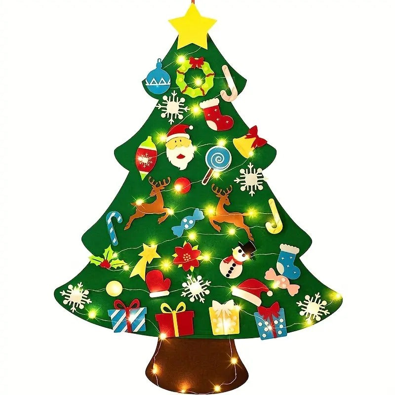 Sapin de Noël en feutrine à faire soi-même