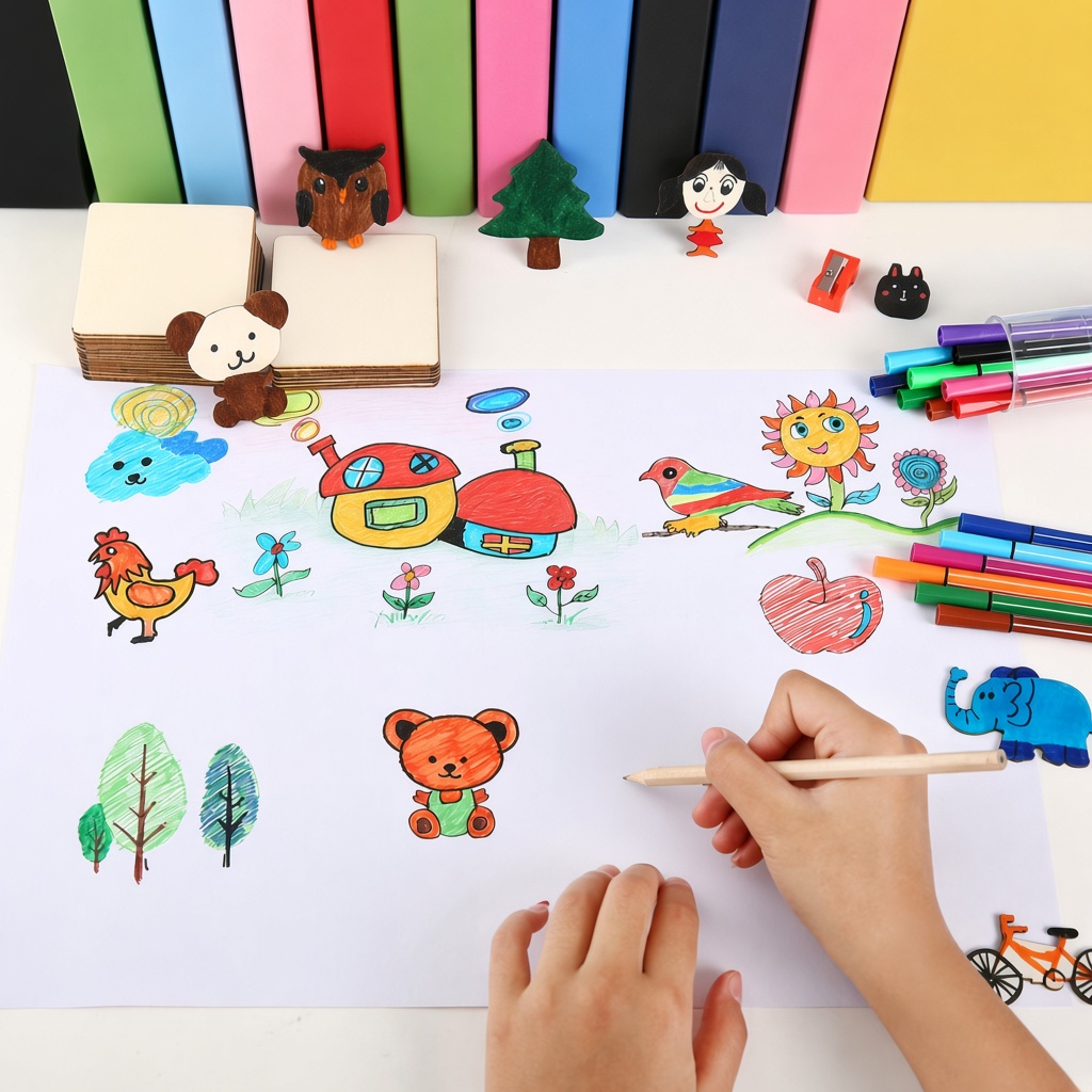 Modèles de dessin à faire soi-même (20 pièces)