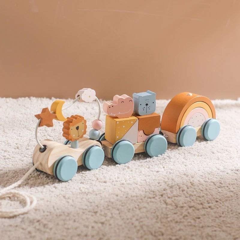 Voiture en bois pour bébé